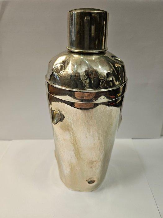 Calderoni - Cocktailshaker - .800 zilver - Shaker in zilver, Antiek en Kunst, Antiek | Zilver en Goud