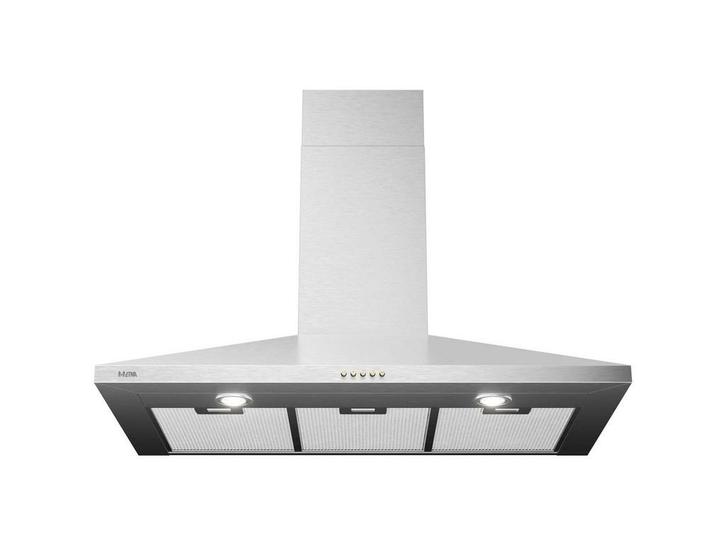 Etna AP490RVS - Afzuigkap - 90 cm - 3 snelheden - RVS, Elektronische apparatuur, Afzuigkappen, Zo goed als nieuw, Verzenden