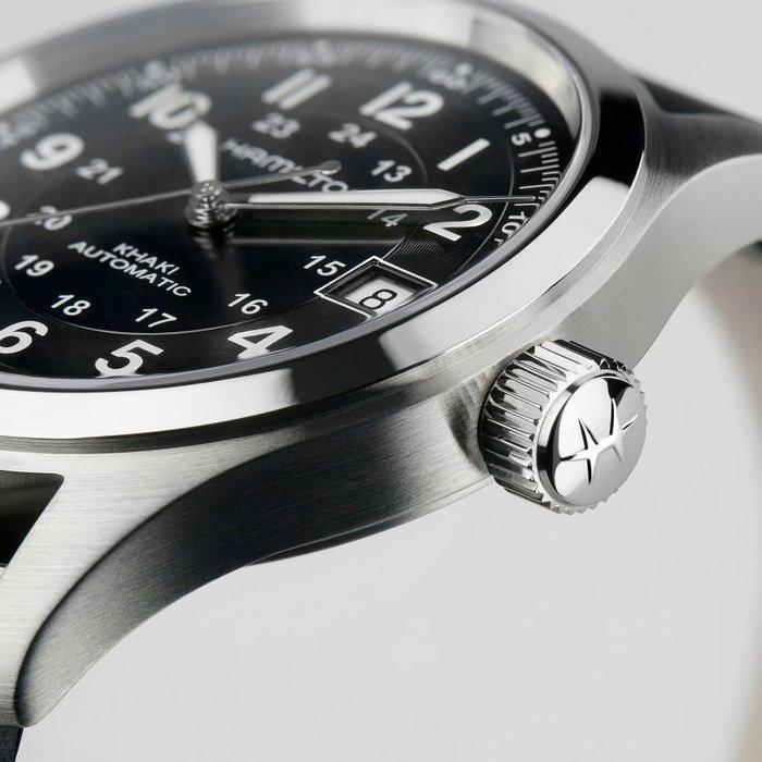 Hamilton - Hamilton Khaki Field Auto 38 - H704557333 - Heren, Handtassen en Accessoires, Horloges | Heren
