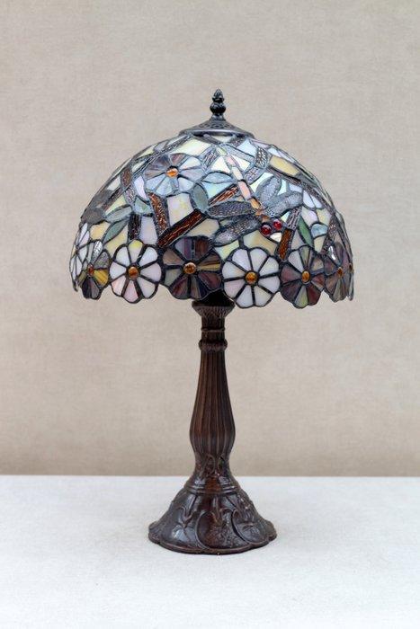 Lamp - Tiffany style - Glas-in-lood, Antiquités & Art, Art | Objets design