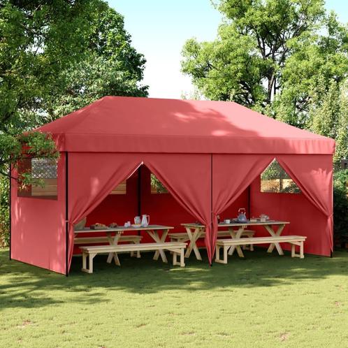 vidaXL Partytent inklapbaar pop-up met 4 zijwanden, Jardin & Terrasse, Tonnelles, Envoi