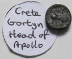 Kreta, Gortyna. AE12 circa 250-220 B.C. - tiny 12mm coin -, Timbres & Monnaies