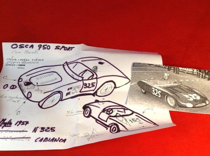 Lilliput - made in Italy 1:43 - Model raceauto - O.S.C.A., Hobby & Loisirs créatifs, Voitures miniatures | 1:5 à 1:12