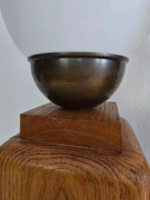 Tafellamp (2) - Eik - tafellampen, Antiek en Kunst, Kunst | Designobjecten