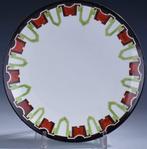 A Bouvier - Assiette - Wit porseleinen bord met, Antiek en Kunst