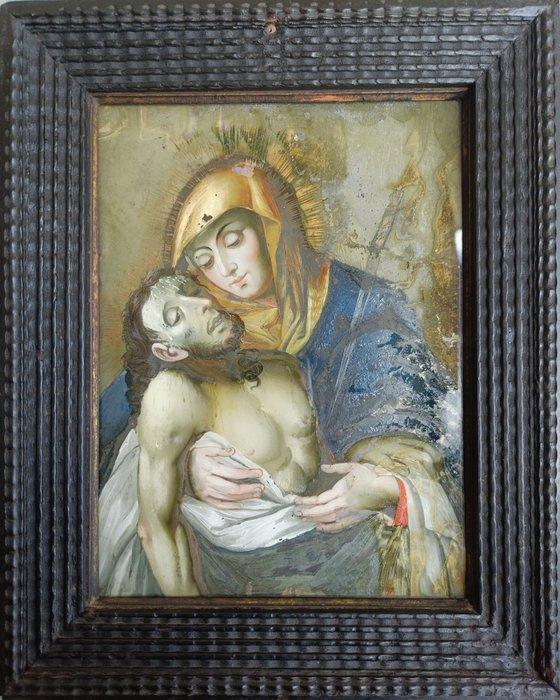 Luis de Morales (1509-1586), Seguace - La Pietà, Antiek en Kunst, Kunst | Schilderijen | Klassiek