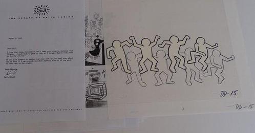 Keith Haring Studio - Animation cell, Antiquités & Art, Art | Peinture | Moderne