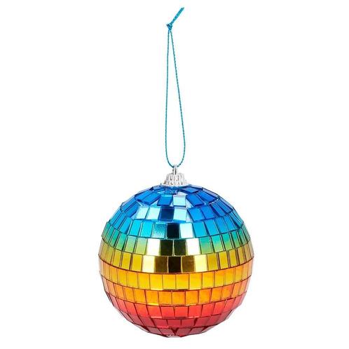 Regenboog Discobal 8cm 6st, Hobby & Loisirs créatifs, Articles de fête, Envoi