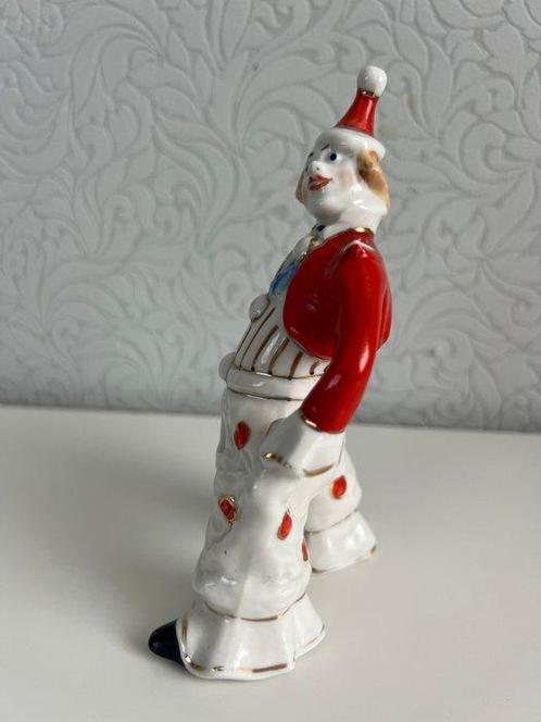 Lomonosov - Figurine - LFZ Clown Porcelain Figurine - Plaqué, Antiek en Kunst, Antiek | Glaswerk en Kristal