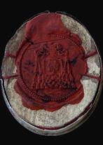 Reliquaire - Bronze, Textile, Verre - 1850-1900 - Santa Anna, Antiek en Kunst