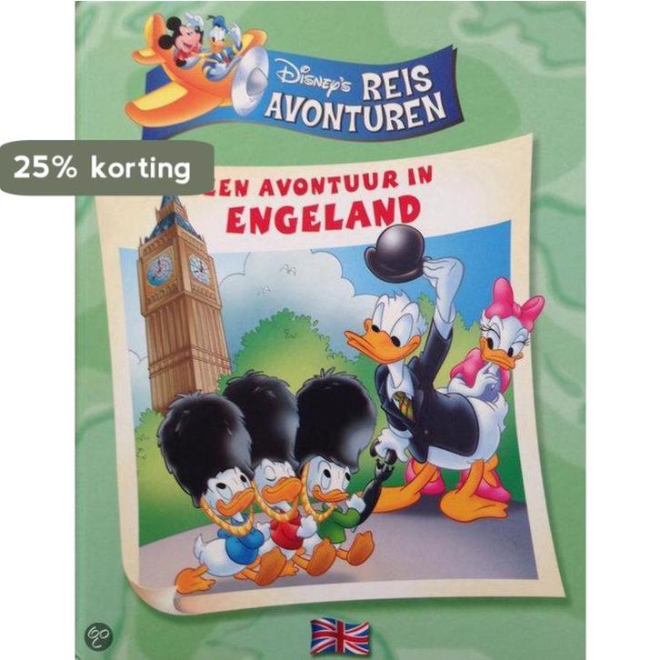 Disneys Reisavonturen Engeland - Disney 9789085742463, Boeken, Kinderboeken | Jeugd | 10 tot 12 jaar, Gelezen, Verzenden