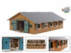 Kids Globe Paardenstal Hout Met 9 Paardenboxen 1:32, Verzenden, Zo goed als nieuw