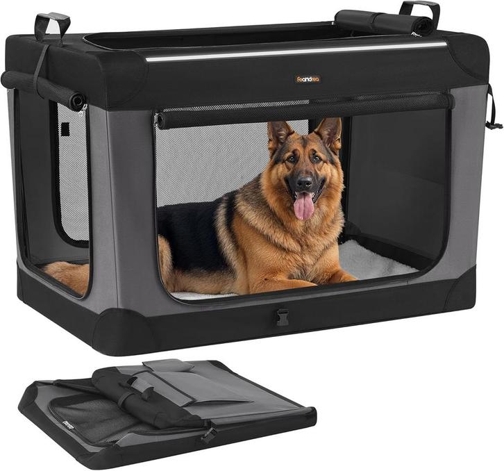 Opvouwbare hondenbench - hondentransportbox, XXL -, Dieren en Toebehoren, Honden-accessoires, Verzenden