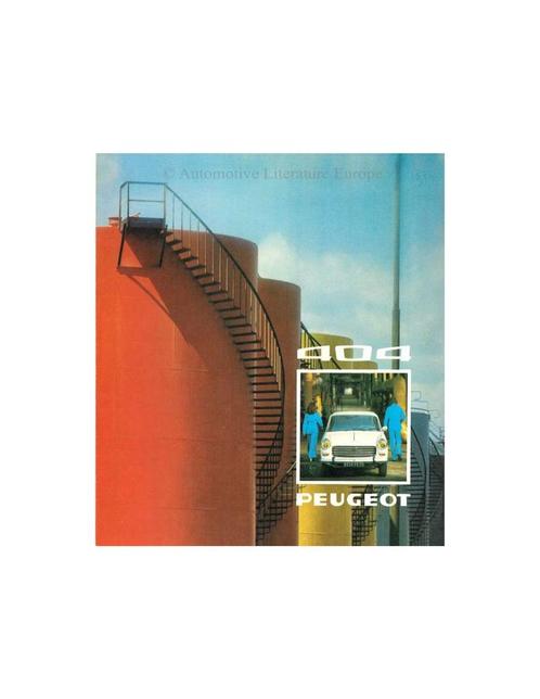 1974 PEUGEOT 404 BROCHURE NEDERLANDS, Livres, Autos | Brochures & Magazines, Enlèvement ou Envoi