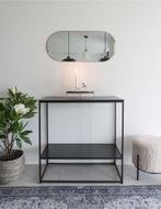 Ovale wandspiegel | Goud | 80 x 35 cm, Huis en Inrichting, Minder dan 50 cm, Verzenden, Nieuw, Minder dan 100 cm