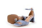 Manfield Sandalen in maat 36 Blauw | 5% extra korting, Sandalen of Muiltjes, Zo goed als nieuw, Manfield, Verzenden