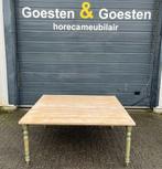 Gebruikte Horecatafel T1067 - (166x150cm)- Vintage/Café, Ophalen, Nieuw
