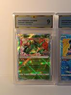 Pokémon - 3 Graded card - Dracaufeu, Tortank, Florizarre