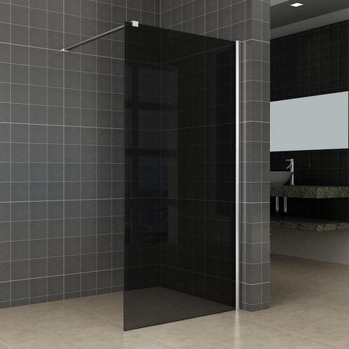 Aanbieding: Inloopdouche Wiesbaden Rookglas 120x200cm 10mm, Doe-het-zelf en Bouw, Sanitair, Douche, Nieuw, Chroom, Ophalen of Verzenden