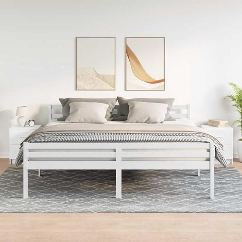vidaXL Nachtkastjes 2 st met 2 lades 40x36x50 cm wit, Huis en Inrichting, Slaapkamer | Nachtkastjes, Nieuw, Verzenden