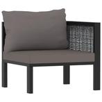 vidaXL Hoekbank sectioneel met linkerarmleuning poly rattan, Verzenden, Nieuw