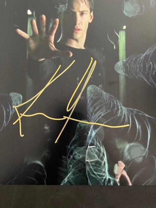 The Matrix - Keanu Reeves (Neo) - Signed in Person - with, Verzamelen, Film en Tv