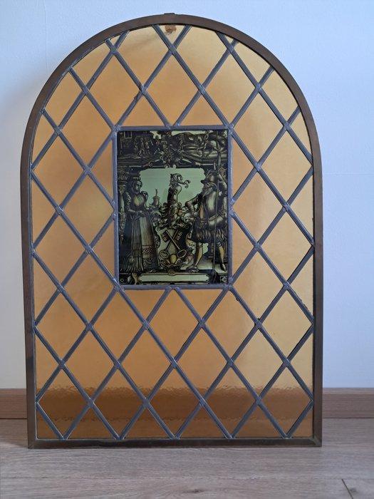 Vintage Vitrail - 1850-1900 - Vitrail décoratif, Antiquités & Art, Curiosités & Brocante