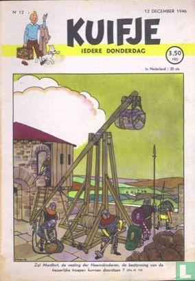 Kuifje (tijdschrift) - Kuifje 12 - 1946, Boeken, Stripverhalen, Zo goed als nieuw, Eén stripboek, Verzenden