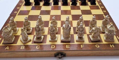 Jeu déchecs - Figuritas de ajedrez Chino - Bois, os,, Antiek en Kunst, Curiosa en Brocante