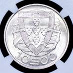 Portugal. Republic. 10 escudos 1948 - NGC - MS 64+ - Escassa