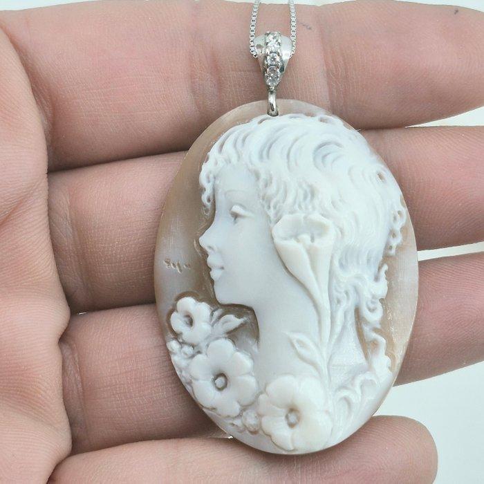 Argent - Camée - Caméo ancien, Antiquités & Art, Curiosités & Brocante