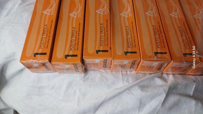 Sambonet - Bestekset voor 12 personen (48) - Staal - Modello, Antiek en Kunst, Antiek | Meubels | Tafels