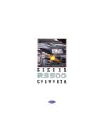 1987 FORD SIERRA RS 500 COSWORTH BROCHURE ENGELS, Livres, Autos | Brochures & Magazines
