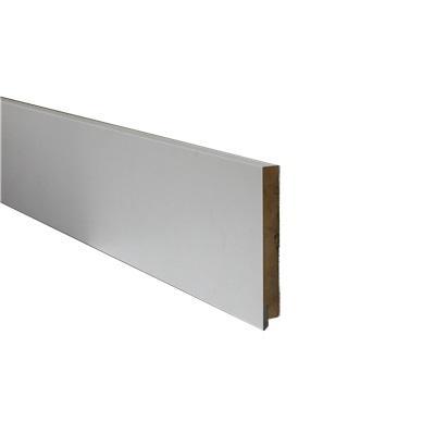 Oppio Witte folieplint watervast Amsterdam 14x120x2400mm, Doe-het-zelf en Bouw, Plinten en Afwerking, Ophalen of Verzenden