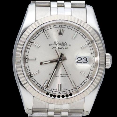 Rolex Datejust 36 116234 uit 2012, Handtassen en Accessoires, Horloges | Heren, Verzenden