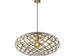 Lucide WOLFRAM - Hanglamp - Ø 65 cm - 1xE27 - Mat Goud /, Huis en Inrichting, Verzenden, Zo goed als nieuw