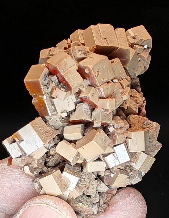 Vanadinite of Endlichite uit Mibladen, Marokko - Hoogte: 7, Verzamelen, Mineralen en Fossielen