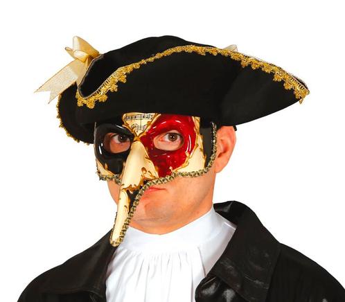 Venetiaans Masker Rood Zwart, Hobby & Loisirs créatifs, Articles de fête, Envoi