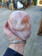 Grote schedel - Rozenkwarts kristal rozenkwarts - Hoogte: 10, Verzamelen, Mineralen en Fossielen