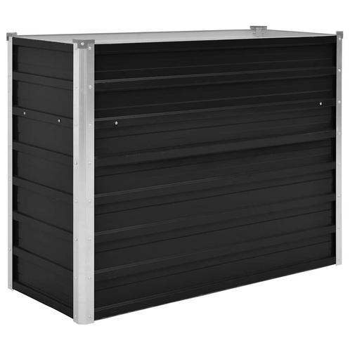 Verhoogde Plantenbak Antraciet - Topdeal! 40% Korting, Tuin en Terras, Bloembakken en Plantenbakken, 60 cm of meer, 60 tot 100 cm
