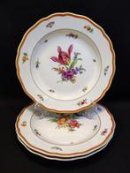 Meissen - Bord (3) - Ø 25,3 cm 3er Set Bunte