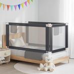 vidaXL Bedhekje peuter 160x25 cm stof donkergrijs, Kinderen en Baby's, Verzenden, Nieuw