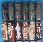 Dzi Parels - Tibetaanse Dzi Amulet - Guanyin Dzi, Spin Dzi,