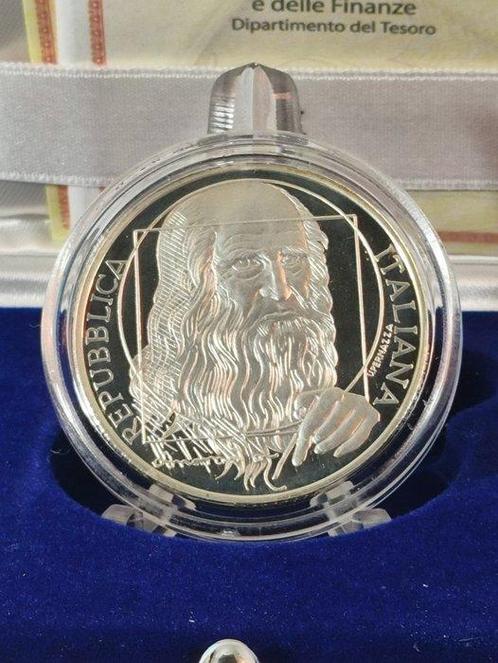 Italie. 10 Euro 2006 Leonardo da Vinci Proof (Sans Prix de, Postzegels en Munten, Munten | Europa | Euromunten