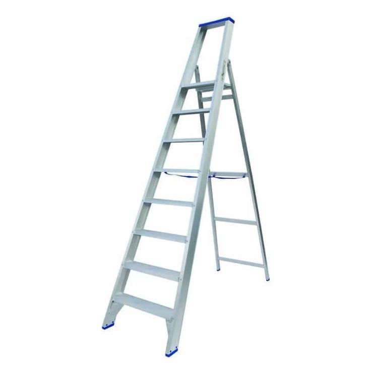 Solide professionele trapladder PT08 treden, Doe-het-zelf en Bouw, Ladders en Trappen, Trap, Nieuw, 4 meter of meer, Ophalen of Verzenden
