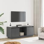 vidaXL Tv-meubel 110,5x35x44 cm massief grenenhout grijs, Huis en Inrichting, Kasten |Televisiemeubels, Verzenden, Nieuw