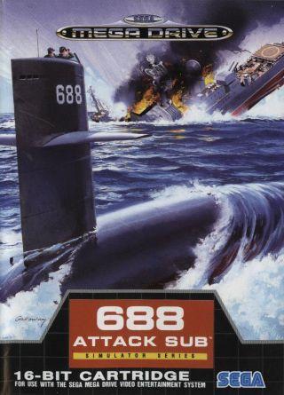 688 Attack Sub-Standaard (Sega Mega Drive) Gebruikt, Games en Spelcomputers, Games | Sega, Ophalen of Verzenden