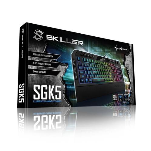 RGB Gaming keyboard / Toetsenbord - SKILLER SGK5, Informatique & Logiciels, Claviers, Enlèvement ou Envoi