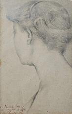 E. Licata (XIX-XX) - Fanciulla di spalle