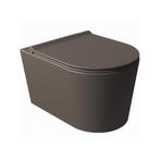 Wandcloset Salenzi Civita 50x35x36.5 cm Keramiek Rimless Mat, Ophalen of Verzenden, Nieuw, Overige typen